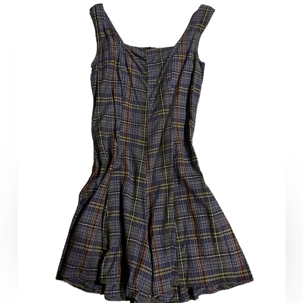 Born In America Flannel Romper